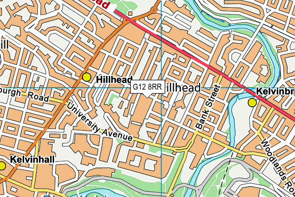 G12 8RR map - OS VectorMap District (Ordnance Survey) G12 8RR map - OS VectorMap District (Ordnance Survey)