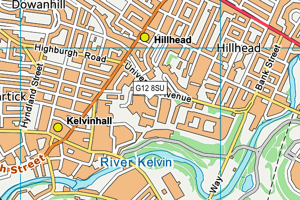 G12 8SU map - OS VectorMap District (Ordnance Survey) G12 8SU map - OS VectorMap District (Ordnance Survey)