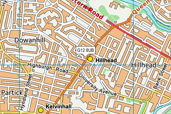 G12 8UB map - OS VectorMap District (Ordnance Survey) G12 8UB map - OS VectorMap District (Ordnance Survey)