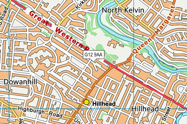 G12 9AA map - OS VectorMap District (Ordnance Survey) G12 9AA map - OS VectorMap District (Ordnance Survey)