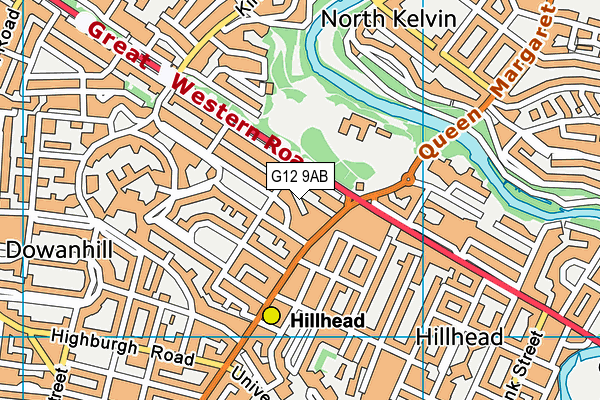 G12 9AB map - OS VectorMap District (Ordnance Survey) G12 9AB map - OS VectorMap District (Ordnance Survey)