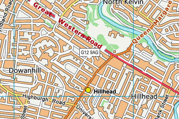 G12 9AG map - OS VectorMap District (Ordnance Survey) G12 9AG map - OS VectorMap District (Ordnance Survey)