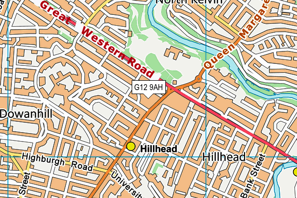 G12 9AH map - OS VectorMap District (Ordnance Survey) G12 9AH map - OS VectorMap District (Ordnance Survey)