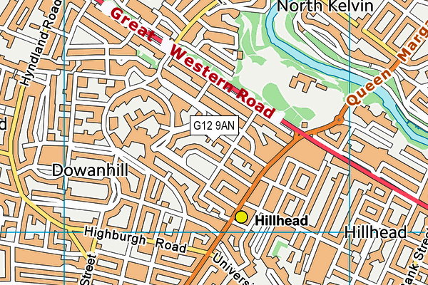 G12 9AN map - OS VectorMap District (Ordnance Survey) G12 9AN map - OS VectorMap District (Ordnance Survey)