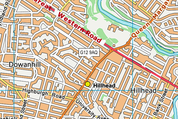 G12 9AQ map - OS VectorMap District (Ordnance Survey) G12 9AQ map - OS VectorMap District (Ordnance Survey)