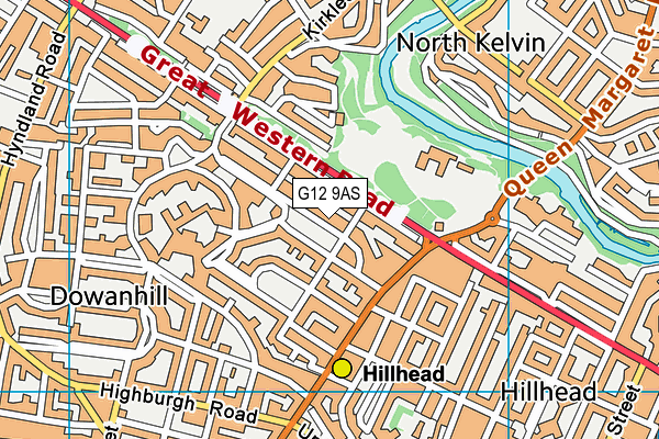 G12 9AS map - OS VectorMap District (Ordnance Survey) G12 9AS map - OS VectorMap District (Ordnance Survey)