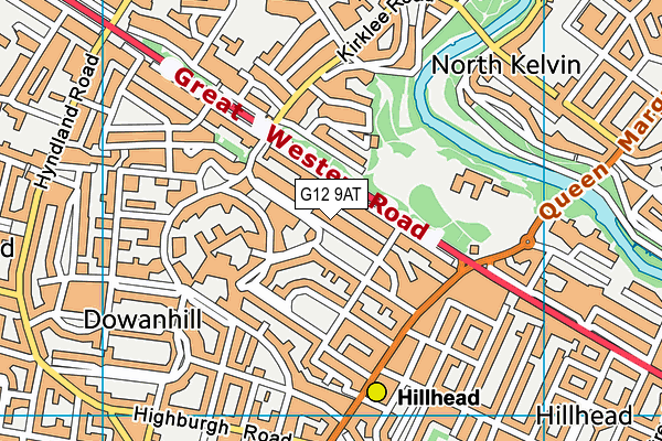 G12 9AT map - OS VectorMap District (Ordnance Survey) G12 9AT map - OS VectorMap District (Ordnance Survey)