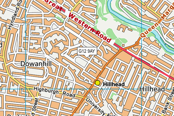 G12 9AY map - OS VectorMap District (Ordnance Survey) G12 9AY map - OS VectorMap District (Ordnance Survey)
