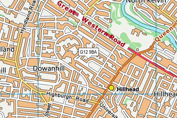 G12 9BA map - OS VectorMap District (Ordnance Survey) G12 9BA map - OS VectorMap District (Ordnance Survey)