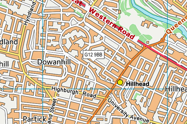 G12 9BB map - OS VectorMap District (Ordnance Survey) G12 9BB map - OS VectorMap District (Ordnance Survey)