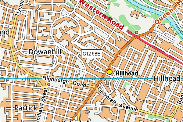 G12 9BE map - OS VectorMap District (Ordnance Survey) G12 9BE map - OS VectorMap District (Ordnance Survey)