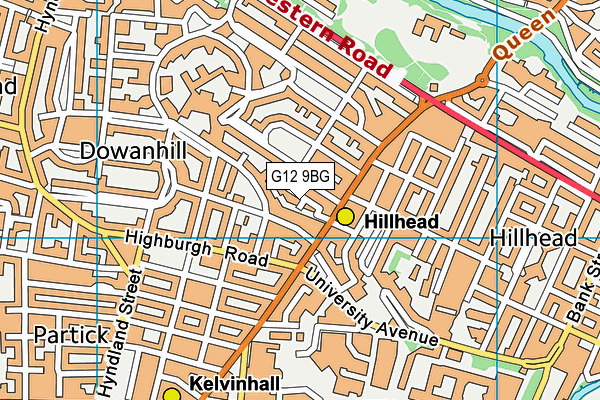 G12 9BG map - OS VectorMap District (Ordnance Survey) G12 9BG map - OS VectorMap District (Ordnance Survey)