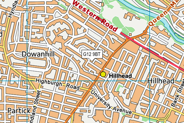 G12 9BT map - OS VectorMap District (Ordnance Survey) G12 9BT map - OS VectorMap District (Ordnance Survey)