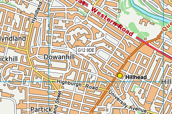 G12 9DE map - OS VectorMap District (Ordnance Survey) G12 9DE map - OS VectorMap District (Ordnance Survey)