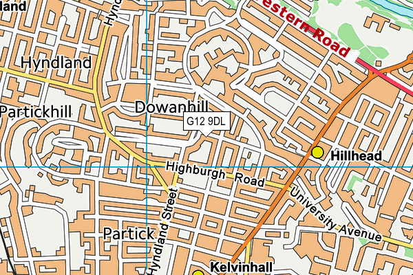 G12 9DL map - OS VectorMap District (Ordnance Survey) G12 9DL map - OS VectorMap District (Ordnance Survey)