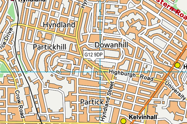 G12 9DP map - OS VectorMap District (Ordnance Survey) G12 9DP map - OS VectorMap District (Ordnance Survey)