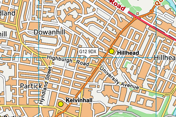 G12 9DX map - OS VectorMap District (Ordnance Survey) G12 9DX map - OS VectorMap District (Ordnance Survey)