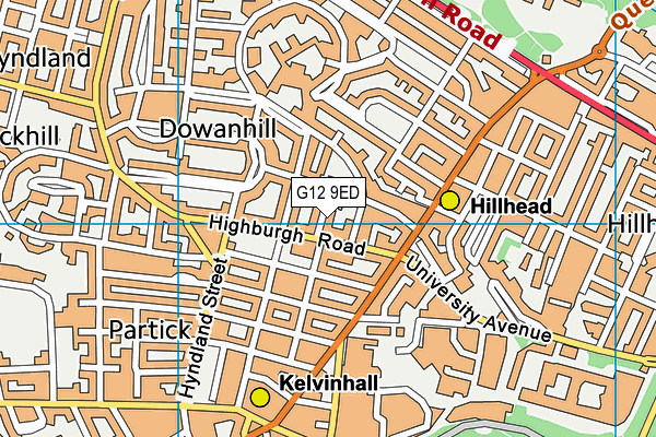 G12 9ED map - OS VectorMap District (Ordnance Survey) G12 9ED map - OS VectorMap District (Ordnance Survey)