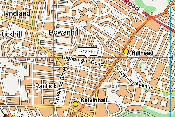 G12 9EF map - OS VectorMap District (Ordnance Survey) G12 9EF map - OS VectorMap District (Ordnance Survey)