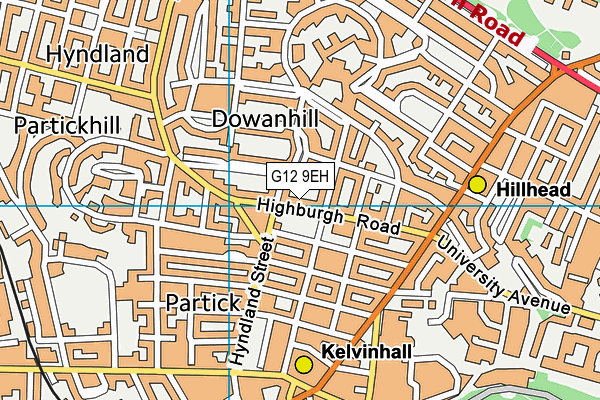 G12 9EH map - OS VectorMap District (Ordnance Survey) G12 9EH map - OS VectorMap District (Ordnance Survey)