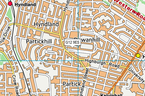 G12 9ES map - OS VectorMap District (Ordnance Survey) G12 9ES map - OS VectorMap District (Ordnance Survey)