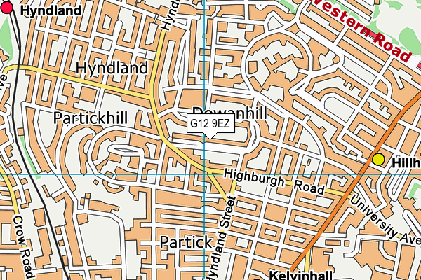 G12 9EZ map - OS VectorMap District (Ordnance Survey) G12 9EZ map - OS VectorMap District (Ordnance Survey)