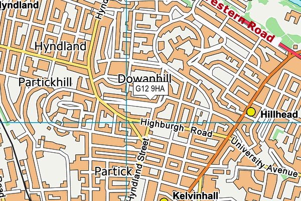 G12 9HA map - OS VectorMap District (Ordnance Survey) G12 9HA map - OS VectorMap District (Ordnance Survey)