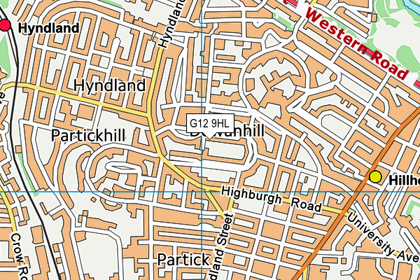 G12 9HL map - OS VectorMap District (Ordnance Survey) G12 9HL map - OS VectorMap District (Ordnance Survey)