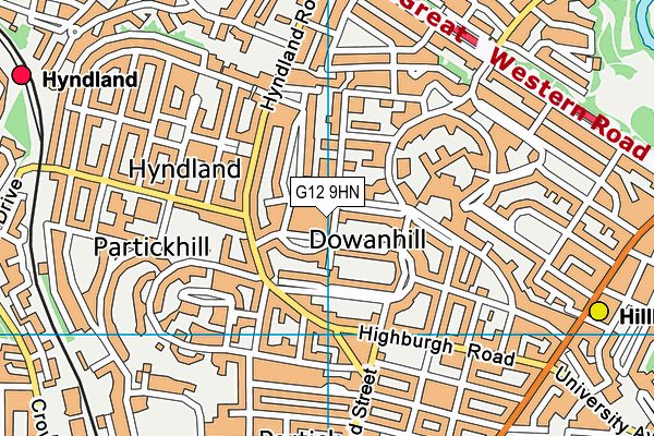 G12 9HN map - OS VectorMap District (Ordnance Survey) G12 9HN map - OS VectorMap District (Ordnance Survey)