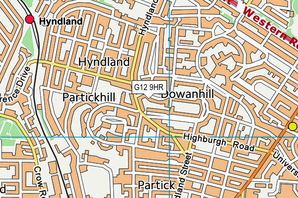 G12 9HR map - OS VectorMap District (Ordnance Survey) G12 9HR map - OS VectorMap District (Ordnance Survey)