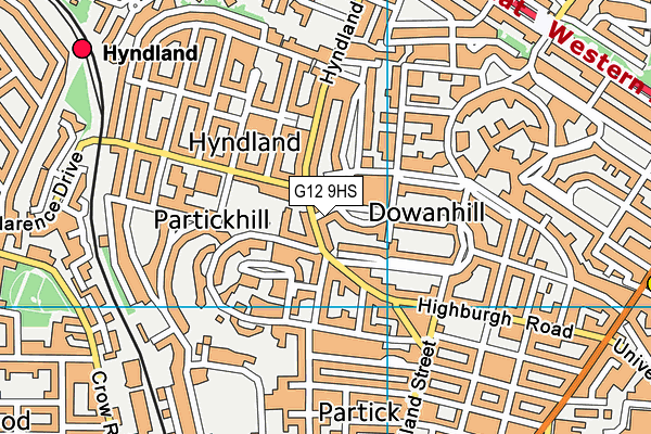 G12 9HS map - OS VectorMap District (Ordnance Survey) G12 9HS map - OS VectorMap District (Ordnance Survey)