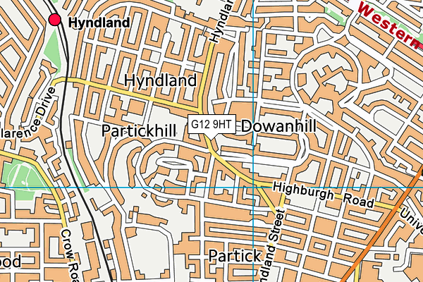 G12 9HT map - OS VectorMap District (Ordnance Survey) G12 9HT map - OS VectorMap District (Ordnance Survey)