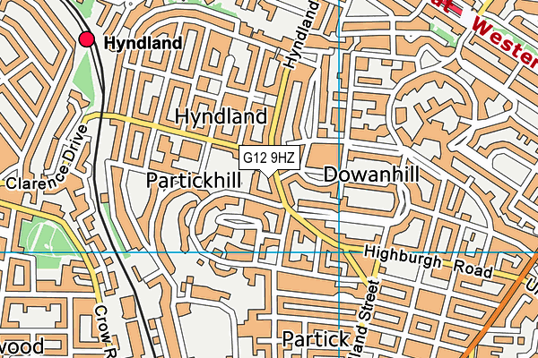 G12 9HZ map - OS VectorMap District (Ordnance Survey) G12 9HZ map - OS VectorMap District (Ordnance Survey)