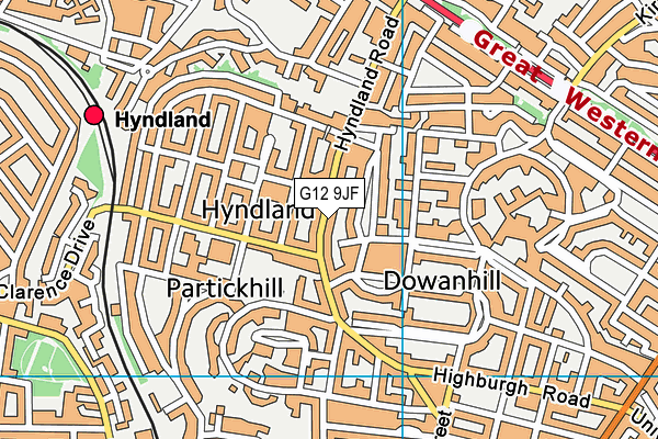 G12 9JF map - OS VectorMap District (Ordnance Survey) G12 9JF map - OS VectorMap District (Ordnance Survey)