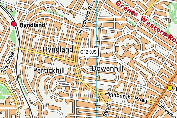 G12 9JS map - OS VectorMap District (Ordnance Survey) G12 9JS map - OS VectorMap District (Ordnance Survey)