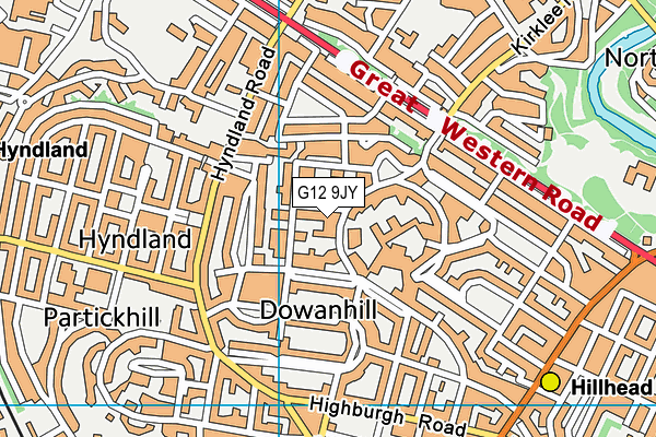 G12 9JY map - OS VectorMap District (Ordnance Survey) G12 9JY map - OS VectorMap District (Ordnance Survey)