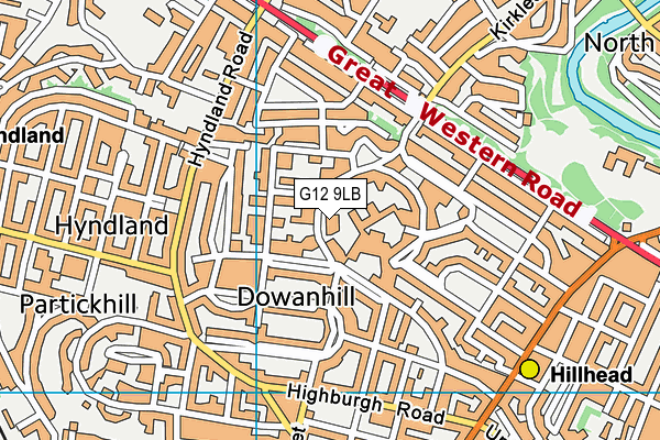 G12 9LB map - OS VectorMap District (Ordnance Survey) G12 9LB map - OS VectorMap District (Ordnance Survey)