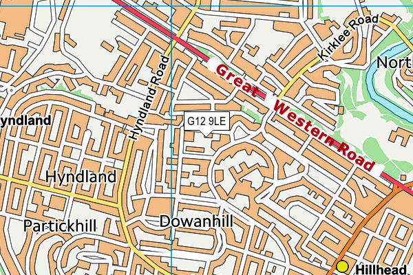 G12 9LE map - OS VectorMap District (Ordnance Survey) G12 9LE map - OS VectorMap District (Ordnance Survey)