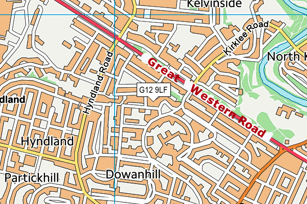 G12 9LF map - OS VectorMap District (Ordnance Survey) G12 9LF map - OS VectorMap District (Ordnance Survey)