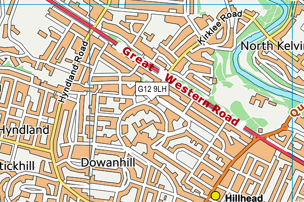 G12 9LH map - OS VectorMap District (Ordnance Survey) G12 9LH map - OS VectorMap District (Ordnance Survey)