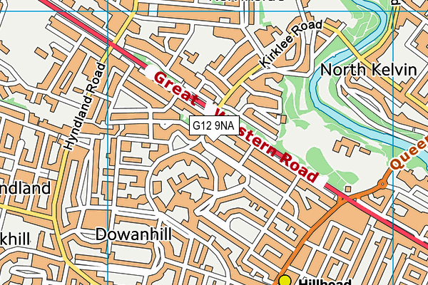 G12 9NA map - OS VectorMap District (Ordnance Survey) G12 9NA map - OS VectorMap District (Ordnance Survey)