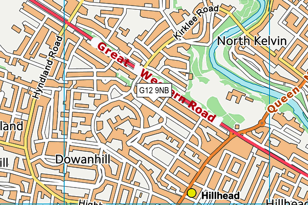 G12 9NB map - OS VectorMap District (Ordnance Survey) G12 9NB map - OS VectorMap District (Ordnance Survey)