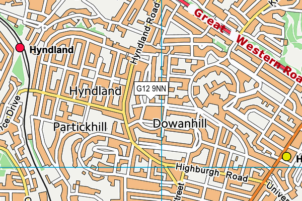 G12 9NN map - OS VectorMap District (Ordnance Survey) G12 9NN map - OS VectorMap District (Ordnance Survey)