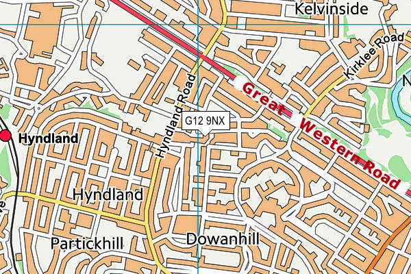 G12 9NX map - OS VectorMap District (Ordnance Survey) G12 9NX map - OS VectorMap District (Ordnance Survey)