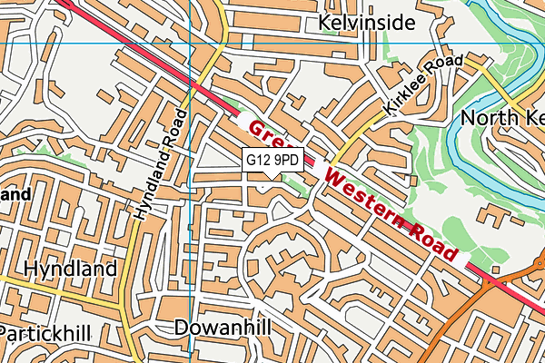 G12 9PD map - OS VectorMap District (Ordnance Survey) G12 9PD map - OS VectorMap District (Ordnance Survey)
