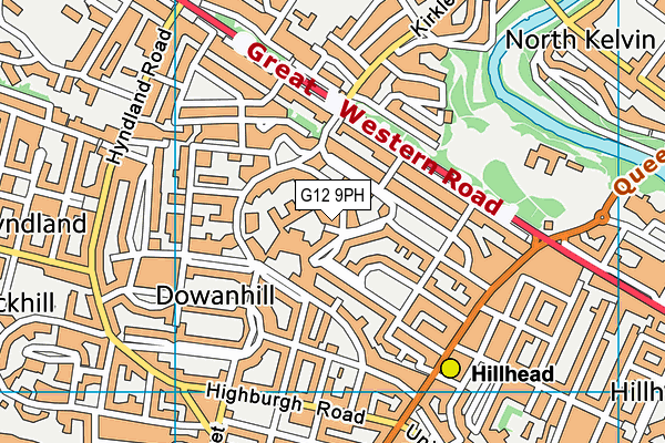 G12 9PH map - OS VectorMap District (Ordnance Survey) G12 9PH map - OS VectorMap District (Ordnance Survey)