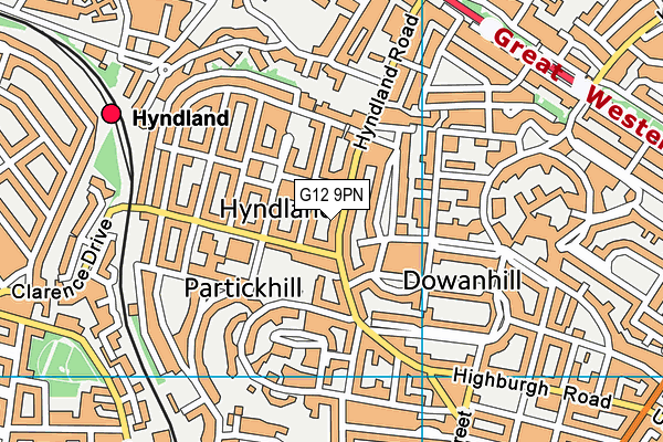 G12 9PN map - OS VectorMap District (Ordnance Survey) G12 9PN map - OS VectorMap District (Ordnance Survey)