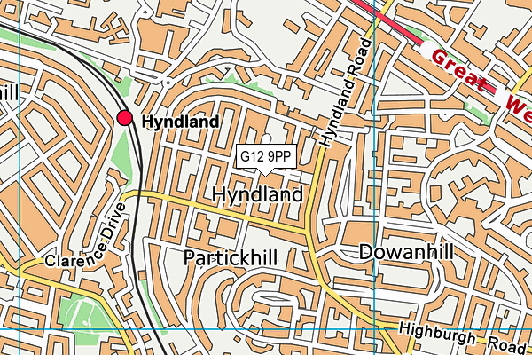 G12 9PP map - OS VectorMap District (Ordnance Survey) G12 9PP map - OS VectorMap District (Ordnance Survey)