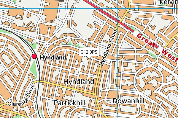G12 9PS map - OS VectorMap District (Ordnance Survey) G12 9PS map - OS VectorMap District (Ordnance Survey)