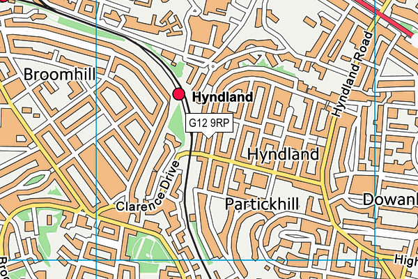 G12 9RP map - OS VectorMap District (Ordnance Survey) G12 9RP map - OS VectorMap District (Ordnance Survey)